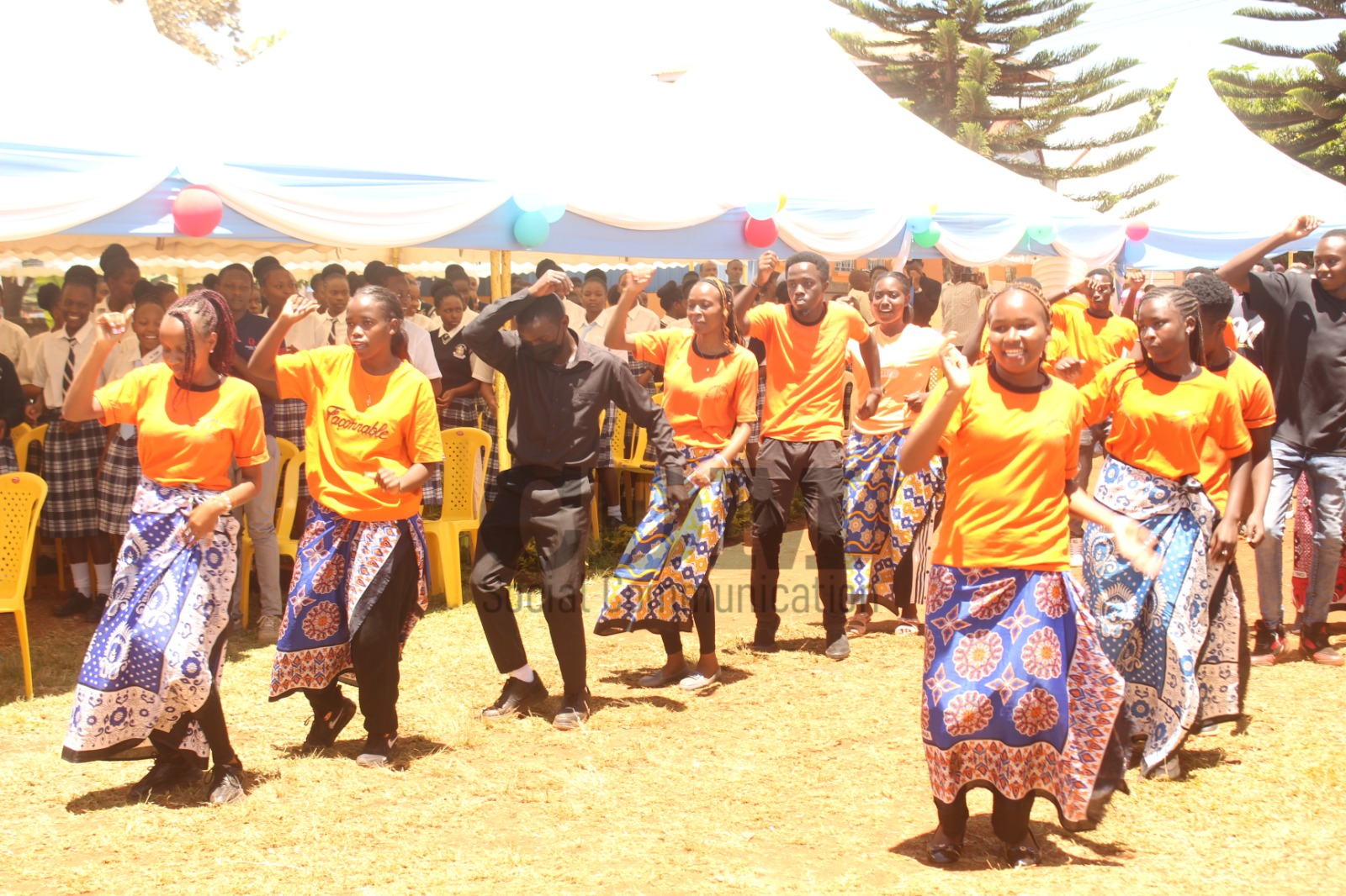 Youth Ministry members celebrating