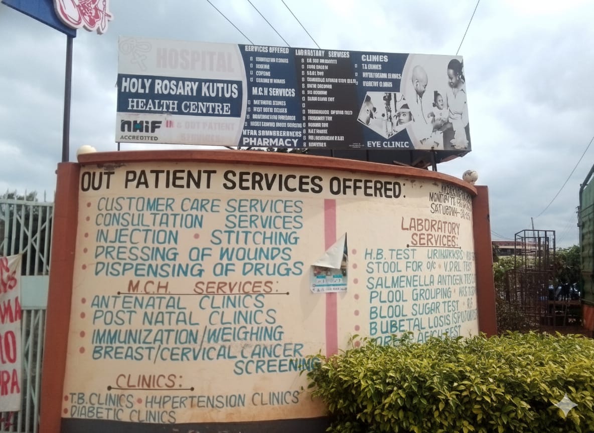 Health Centre Signboard